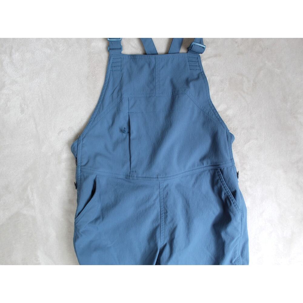 Flylow Life Bib Overalls Womens XS Blue Stretch Hiking Outdoor Utility Workwear - Picture 4 of 8